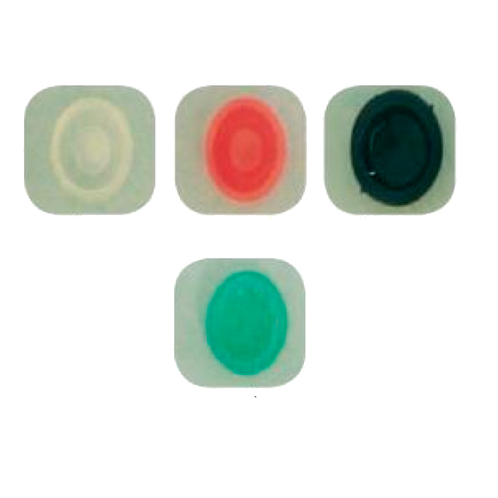 4 botones de nylon verdes para Sistema Locator