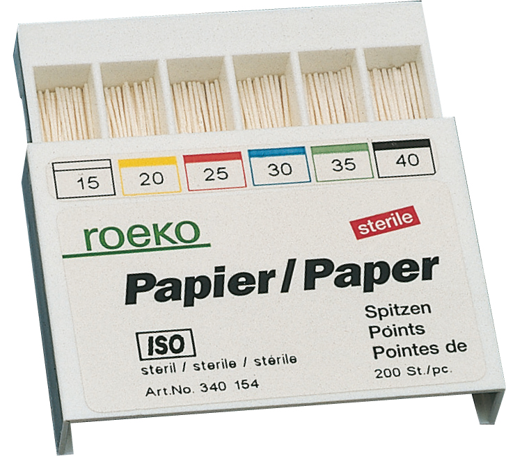 Puntas de papel ISO 120 - 200 puntas