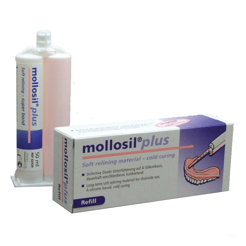 Silicona Mollosil Plus Cartucho Automix2