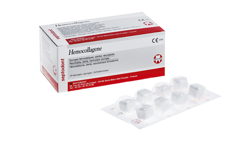 Esponjas hemostáticas Hemocollagene (24 uds.)
